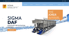 Desktop Screenshot of aguasigma.com
