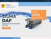 Tablet Screenshot of aguasigma.com